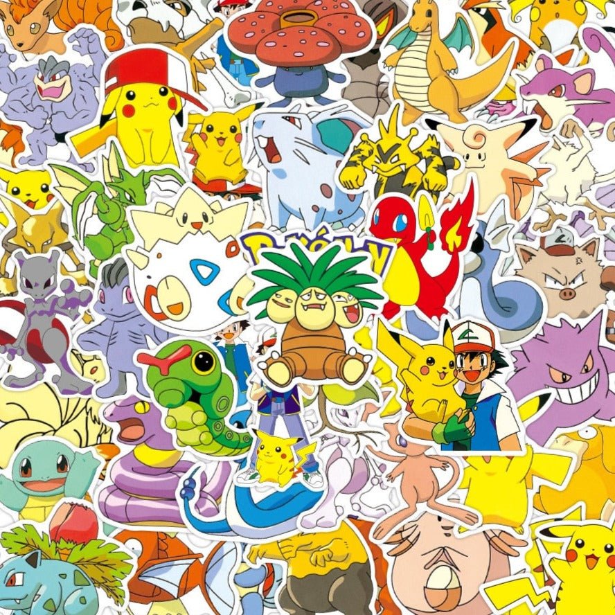 50 Pcs Pokemon Car Stickers – Voila Stickers