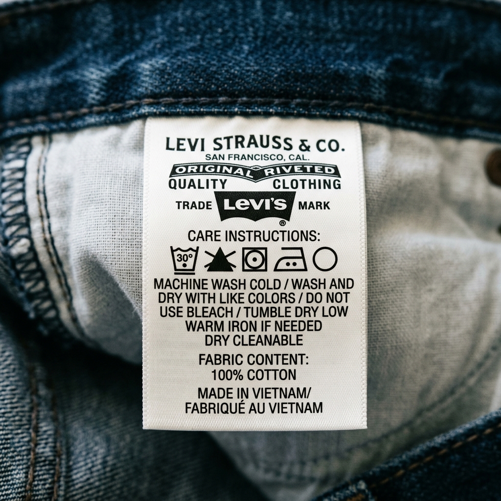How to Read a Levi's Label